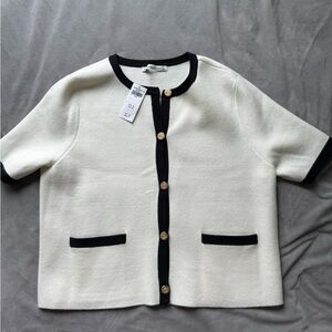 Abercrombie & Fitch Short Sleeve Cardigan